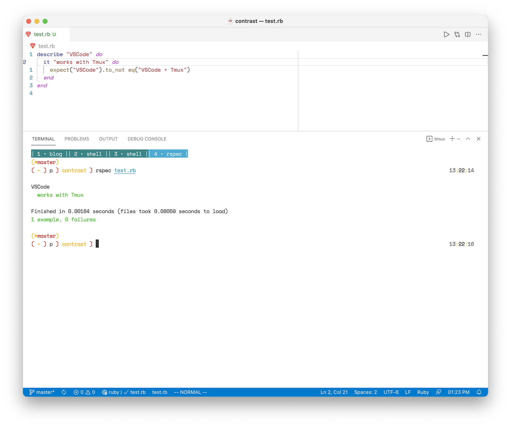 Tmux Day-2-Day Setup